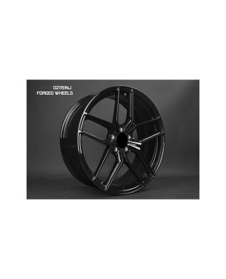 China PCD ET 30 CB 5*112 66.45 High Quality Custom Gloss Black Forged Wheels Forged Alloy Rims for sale