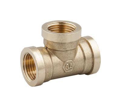 China Various Construction Region GA/QIAI Brand Water Tubing Brass Fittings With Wide Size Range for sale