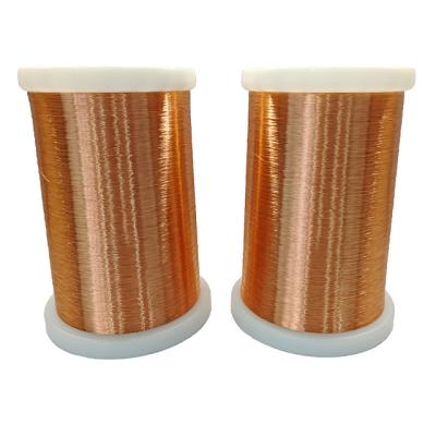 China AWG 46-10 UEWN Grade Two overcoat polyamide enamelled wire for general motor Thermal class 130 for sale