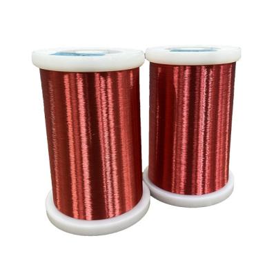 China Red Color Enamelled Round Copper Wire 0.05mm-1.5mm Suitable For Communication Equipment for sale