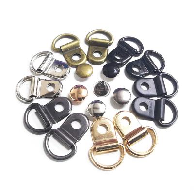 China 1000 PCS 9*14mm Carabiner Nickel Free Shoe Lace Buckle Metal D Rings Martin Shoe Rope Button Accessories Hardware Rivets Hook Buckles for sale