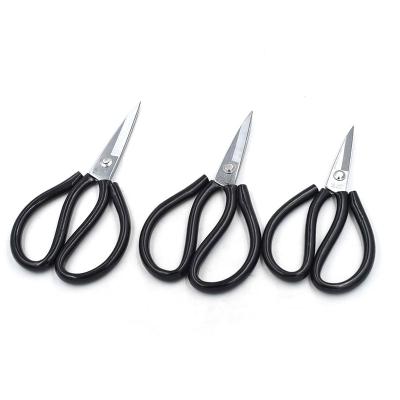 China Steel Length 200mm 185mm 170mm Carbon Steel Scissors Work Tools Flowers and Trees Balanced Pliers Tailor's Scissors for sale