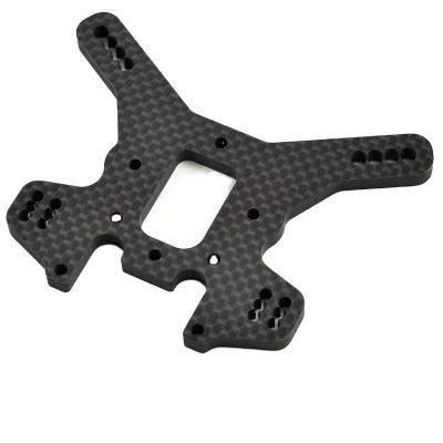 China Auto CNC Machining Cutting Service Laser Cut Carbon Fiber Sheet Auto Custom Part For UAV for sale