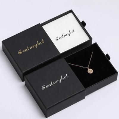 China Small Chic Custom Made Personalized Handmade Necklace Ring Drawer Jewelry Paper Box Gift Cardboard Packaging Box Cuff Links Bracelet for sale