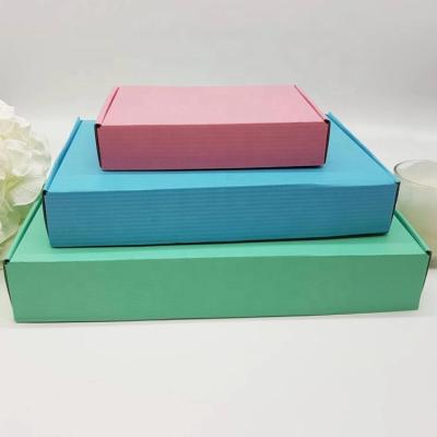 China Recycled Materials Wholesale Custom Printed Colorful Mailing Corrugated Cardboard Gift Mailing Box Mailbox Mailbox for sale