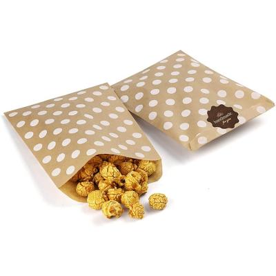 China Small MOQ Cereal Paper Bag Bread Sandwich Food Packaging Recyclable Eco Friendly Paper Bag for sale