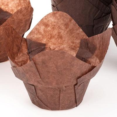 China Disposable Baking Disposable Thin Paper Cups Baking Tools Muffin Cups For Muffins And Cakes for sale