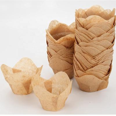 China Custom Disposable Baking Muffin Cup Disposable Cake Tools 90gsm Paper Cupcake Cups for sale