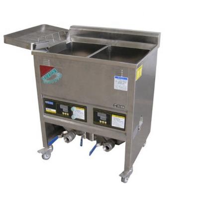 China Double Tank Stainless Steel Hotels Electric Oil Water Deep Fryer For Restaurant for sale