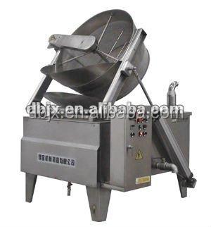 China Stainsteel 304 Electric Power Source Deep Fryer Steel Green Beans Frying Machine Semi-automatic Deep Fryer for sale