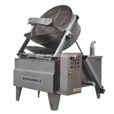 China All fried industrial snack food deep fryer machine for peanut, beans, borad bean, cashew nuts for sale