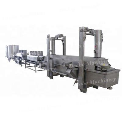 China Hotels Tempura Frying Machine Hamburger Meat Frying Production Line for sale