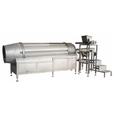 China Industrial Continuous Job DBCE Fries Chips Flavoring Drum Automatic Seasoning Machine for sale