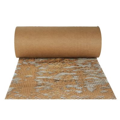 China Recycled Kraft Paper Roll Honeycomb Paper Honeycomb Kraft Paper From Materials Amecopak Factory Wholesale Price for sale