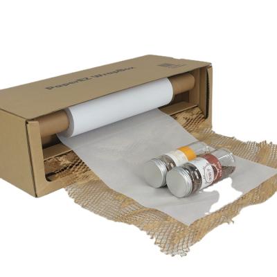 China Recycled Materials Amecopak Honeycomb Kraft Paper Roll Kraft Paper Honeycomb Renewable Degradable Damping for sale