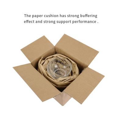 China Custom Amecopak Environmentally Biodegradable Wholesale Biodegradable Kraft Paper Filled Paper Kraft Paper Rolls for sale