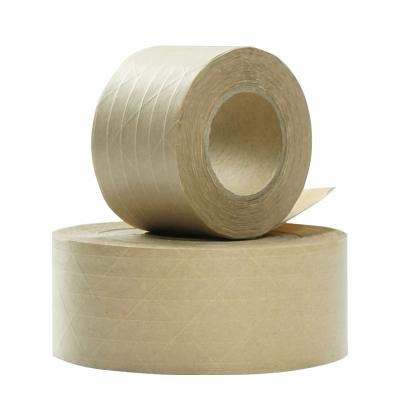 China Factory direct biodegradable waterproof water activated paper tape brown kraft paper tape for sale