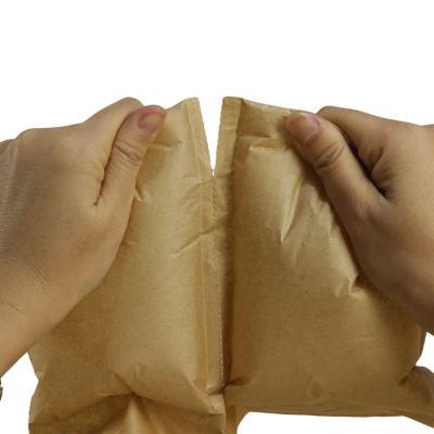 China 100% Biodegradable Eco-friendly Kraft Paper Air Cushion Air Pillow Air Cushion Bag for sale