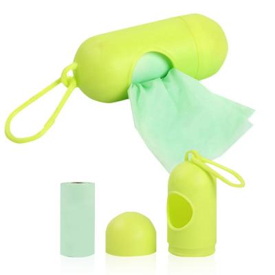 China Eco Friendly 100% Biodegradable Viable Cornstarch Disposable Pet Bags Waste Poop Bag Dispenser for sale