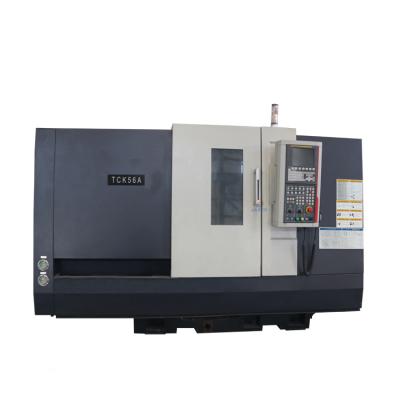 China Machinery Repair Shops Turner Lathe Machine TCK56A Slope Bed Lathe CNC Lathe Machine for sale