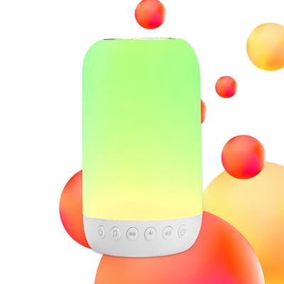 China Modern Table Lamp Touch Sensor Color Changing RGB To Reduce Pressure Music Light To Help Sleep White Noise Machine for sale