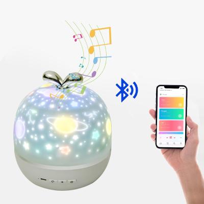 China Modern Rotating Outdoor Music Box Night Light Sky Projection Lamp Toys Night Lights Remote Control Room for sale