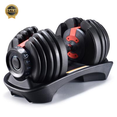 China Wholesale 24kg Cheap Online Training 40kg Adjustable Dumbbell 90lbs Buy 40 Kg Gym Fitness Weight Lifting Dumbell Set For Sale OEM for sale