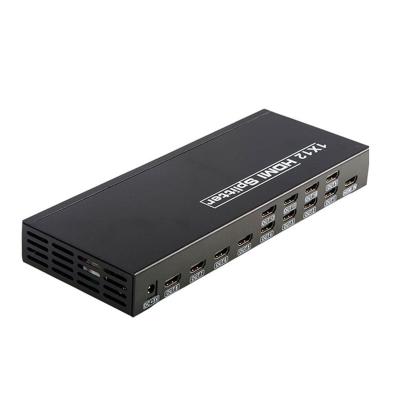 China Shopping Mall 4K 1X12 HDMI Splitter 1 in 12 3D 1080P 4K2K@30Hz for 12 TVs for sale