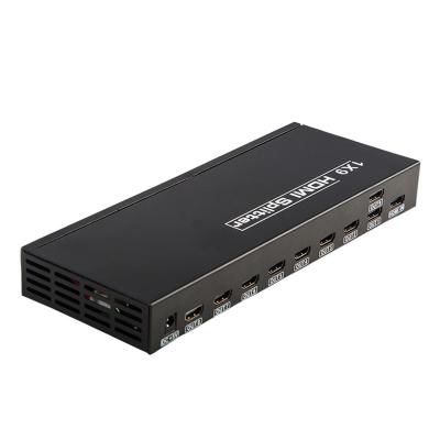 China Mall 4K 1x9 HDMI Splitter 1 in 9 HDMI Splitter for 9 TV for sale