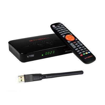 China DVB-S/S2/S2X+T/T2 GTmedia V7 Pro Satellite Receiver DVB-S/S2/S2X+T/T2 H.265 PowerVu Biss Key Cccam Youtube V7 Plus With USB Wifi for sale