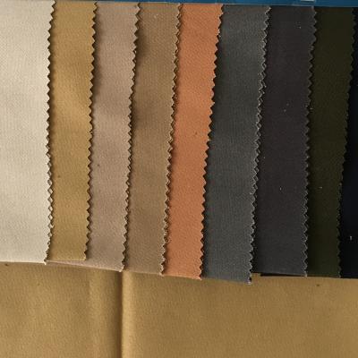 China Cotton Fabric 98%Cotton 2%Spandex Elastane Stretch Fabric 230-240gsm Tear-resistant Twill Pants Fabric for sale