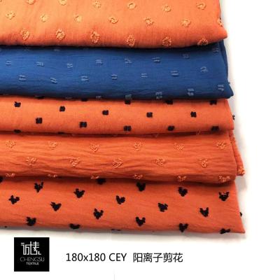 China Buy Breathable Cey Dot Fabric Kringkel Uragiri Fabric For Women Polyester Fabric for sale