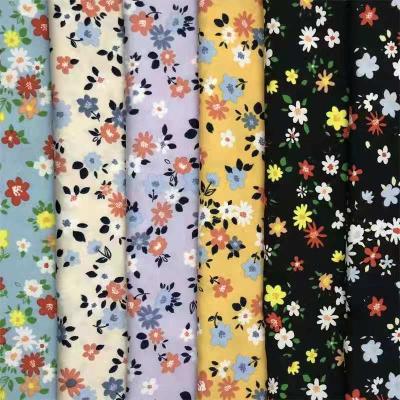 China ONE SIZE 100%polyester printed four way stretch fabric for women and lady for sale