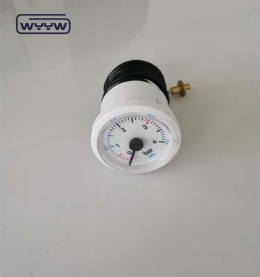 China Black Steel Capillary Pressure Gauge Boiler Manometer 1 Year Warranty for sale