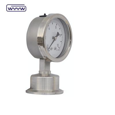 China WYYW Diaphragm Pressure Gauge 100mm Heavy Duty Pressure Gauge for sale