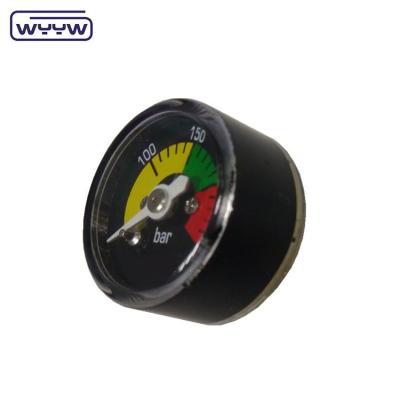 China 1 inch small pcp manometer 25mm miniature pressure gauge Te koop