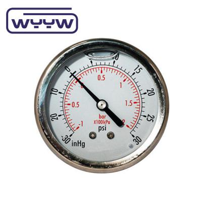 China Compound Pressure Gauge Vaccum And Positive Pressure Manometer 63mm 100mm for sale