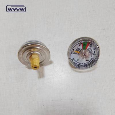 China FM NOVEC Pressure Gauge 41mm Oem Bar Psi Center Back Manometer for sale