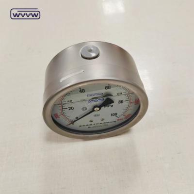 China Industrial-Grade and Accurate Gauge Filled with Liquid Pressure Accuracy ±1.6% Of Full Scale Mount Bottom Mount for sale