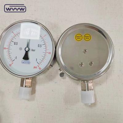 China Pressure 0 .. 1000 Bar ±1.6% Accuracy Stainless Steel Pressure Gauge Class Oil Filling Not Accessible By Customer for sale