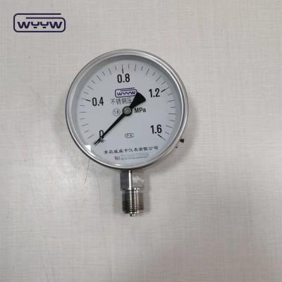 China Conector de manômetro de pressão de aço inoxidável de 63 mm de diâmetro OEM à venda