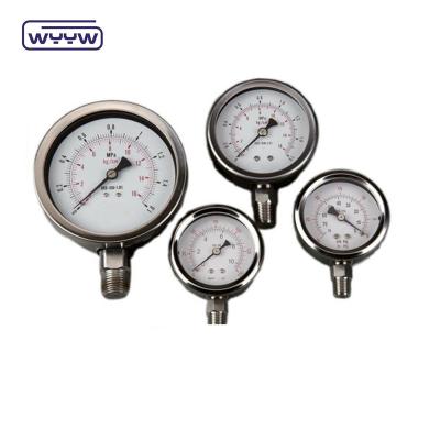 China 63mm Diameter ±2.5% Accuracy Class All Stainless Steel Pressure Gauge Accepts OEM Service for sale