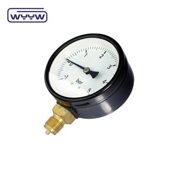 China Bottom Or Axial Mount Vacuum Pressure Gauge Customized Support Affordable for sale