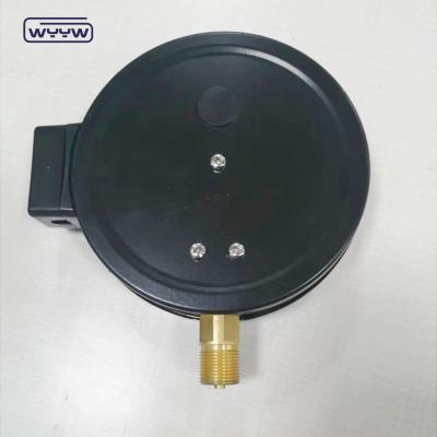 China 2.5% Precision Electric Contact Pressure Gauge Bottom Or Back Connection Mounting Type for sale