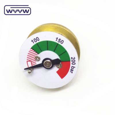 China Customizable Mini Pressure Gauge Analog Display for Precise Measurements 23mm 25mm 28mm 38mm for sale