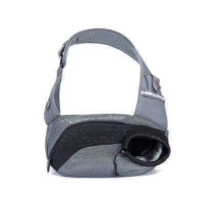 China WAKYTU C52 1/6 Mesh Pet Dog Sling Carrier Viable Breathable Travel Sling Safe Pet Bag Carrier For Dogs Cats for sale