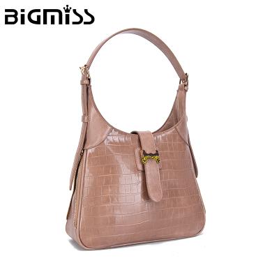 China OEM Fashion T11 Bigmiss ODM Factory Manufacturer Custom Fashion Zipper Lady Shoulder Purse Elegant Outdoor Leather Women Bags Handbags for sale