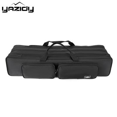 China Custom Large Capacity Yazidy A11 Outdoor Fishing Products Waterproof Oxford Multi Purpose Large Capacity Fishing Rod Bag for sale