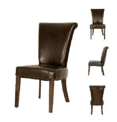 China wooden frame fabric/PU dining chair Y-227-2 for sale