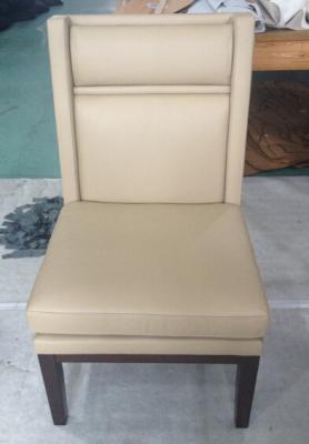 China wooden frame fabric/PU dining chair DC-0005 for sale